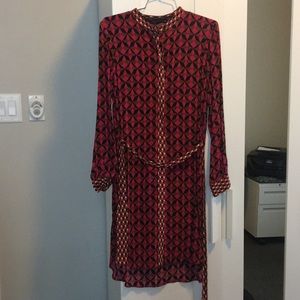 Zara multi colored wrap dress